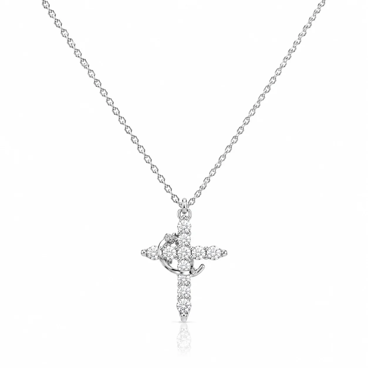 Collar Cruz & Corona - Elegancia con Significado