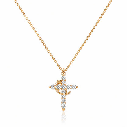 Collar Cruz & Corona - Elegancia con Significado